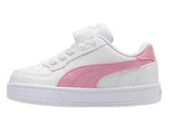 Tenis PUMA Caven 2.0 Blanco y Rosa para Niña