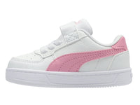 Tenis PUMA Caven 2.0 Blanco y Rosa para Niña