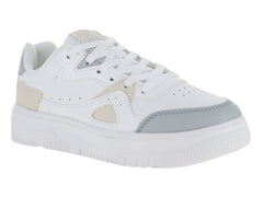 Tenis ATOK Blanco y Gris para Mujer