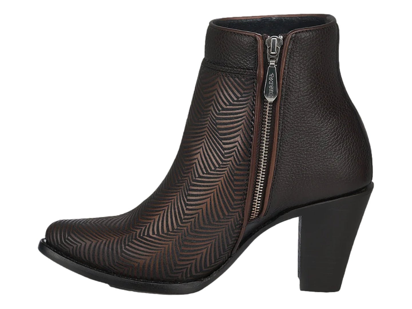 Botas Cuadra Botin Cafe Dama 3F0prs Para Mujer