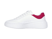 Tenis Skechers Court Classics Blanco y Fucsia para Mujer