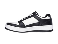 Tenis Skechers Sport Court 92 Blanco y Negro para Hombre