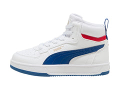 Tenis PUMA Caven 2.0 Mid Blanco y Azul para Niño