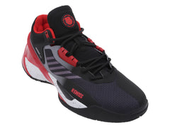 Tenis K-SWISS Jumpshot Negro con Rojo para Hombre