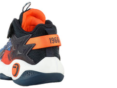 Tenis K-SWISS Panther Azul Marino y Naranja para Niño