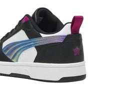 Tenis PUMA Rebound V6 Mid Multicolor para Niña