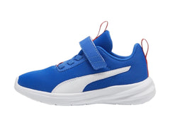 Tenis PUMA Rickie Runner Azul y Blanco para Niño