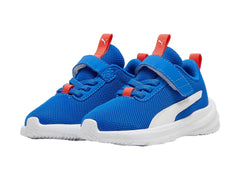 Tenis PUMA Rickie Runner Azul y Blanco para Niño