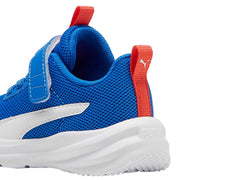 Tenis PUMA Rickie Runner Azul y Blanco para Niño
