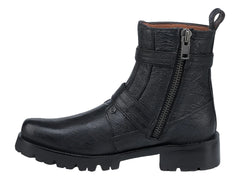 Botas Cuadra de Avestruz Negro para Hombre