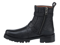 Botas Cuadra de Avestruz Negro para Hombre