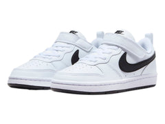 Tenis Nike Court Borough Low Recraft Blanco y Negro para Niño