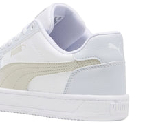 Tenis PUMA Caven JR Blanco y Beige para Niña