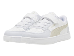 Tenis PUMA Caven 2.0 Blanco y Beige para Niño