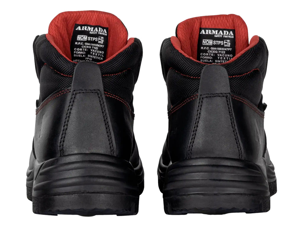 Botas de Trabajo Armada Negro para Hombre
