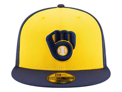 Gorra New Era Milwaukee Brewers Amarillo