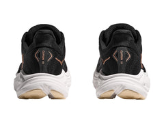 Tenis HOKA Clifton 10 Negro y Oro Rosa para Mujer