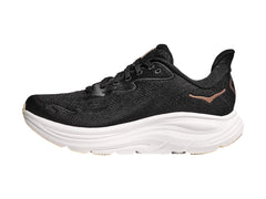 Tenis HOKA Clifton 10 Negro y Oro Rosa para Mujer
