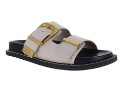 Sandalias Steve Madden Beige y Negro para Mujer