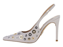 Tacones Steve Madden Alchem Hueso y Metálicos para Mujer