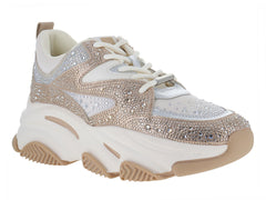 Tenis Steve Madden Privy Silver/Gold Coin para Mujer