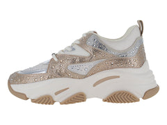 Tenis Steve Madden Privy Silver/Gold Coin para Mujer