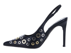 Tacones Steve Madden Alchem Negro, Plata y Dorado para Mujer