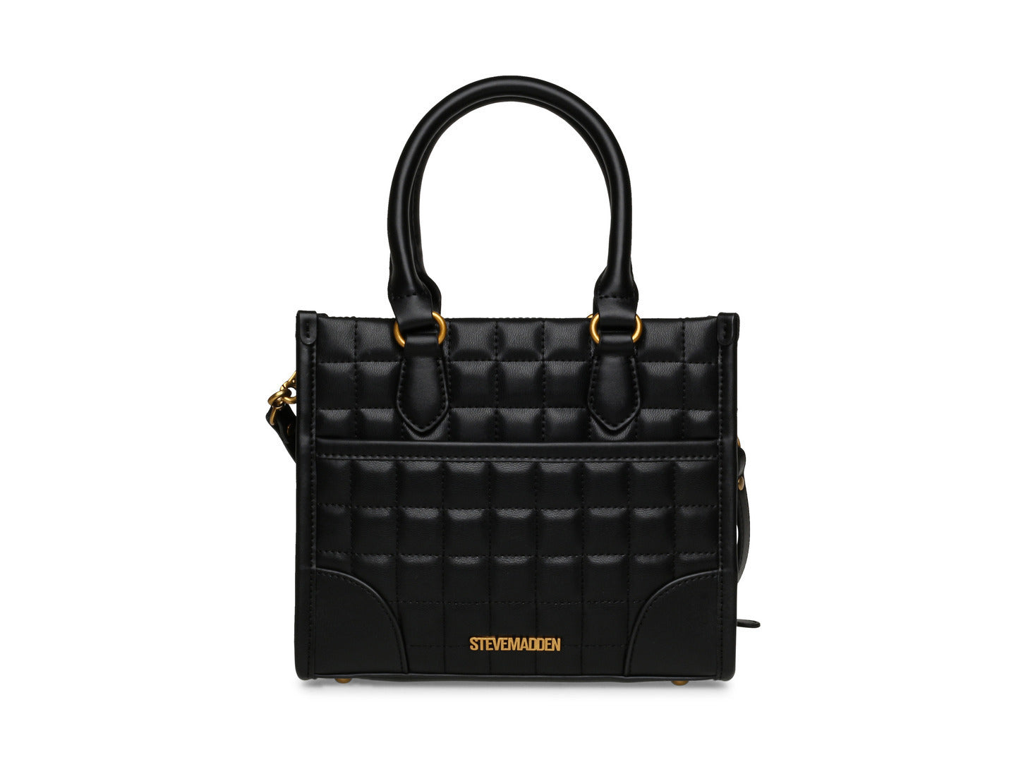 Bolsa Steve Madden Bmassi Negro Dorado para Mujer