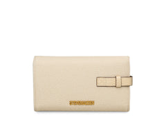 Bolsa Steve Madden Baxell Color Bone/Gold para Mujer