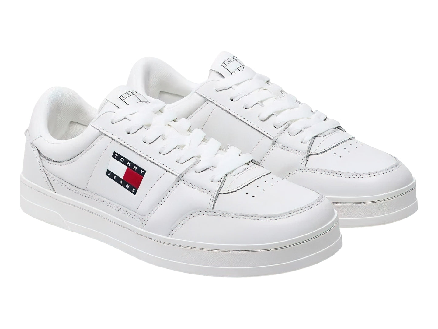 Tenis Tommy Hilfiger Greenwich New Ess Ecru para Hombre