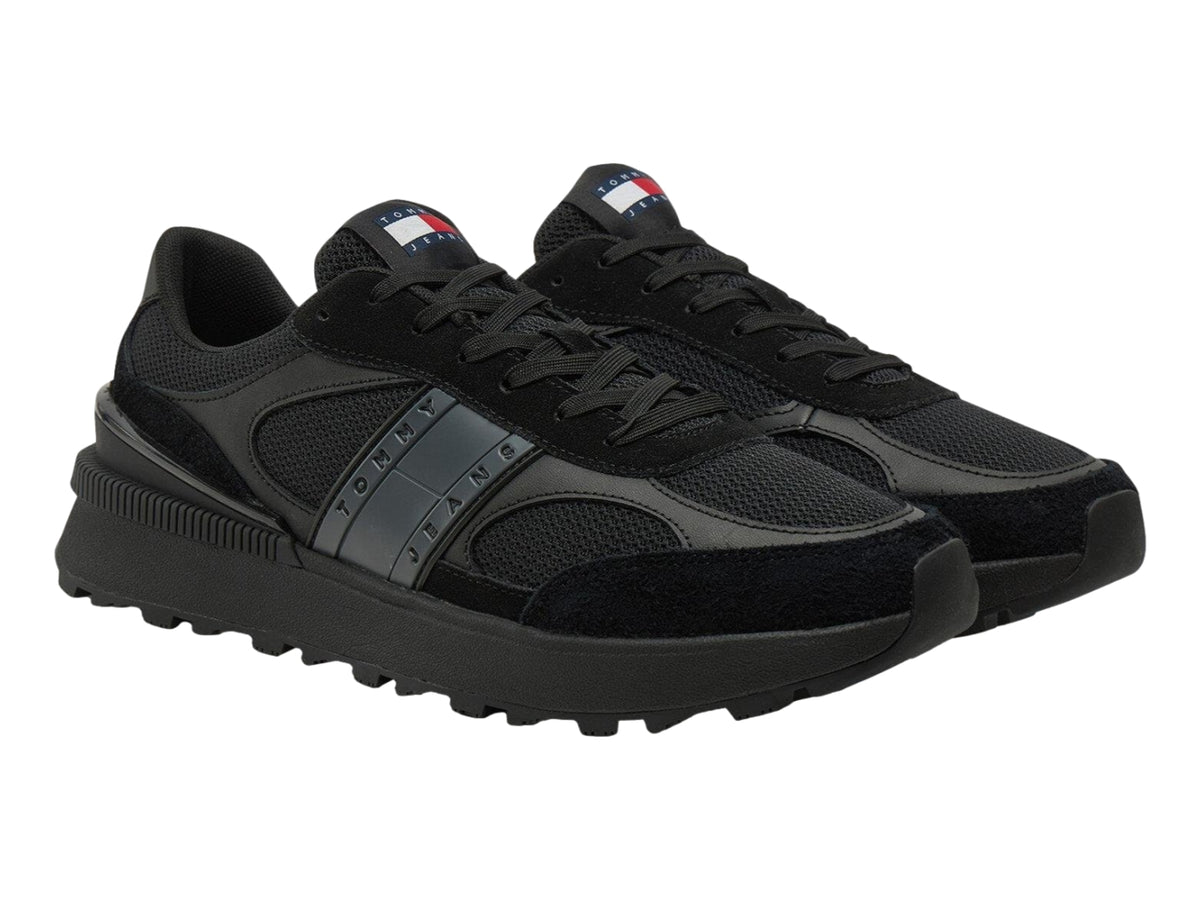 Tenis Tommy Hilfiger Technical Runner Negro para Hombre