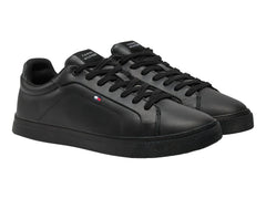 Tenis Tommy Hilfiger Icon Court LTH Flag Negro para Hombre