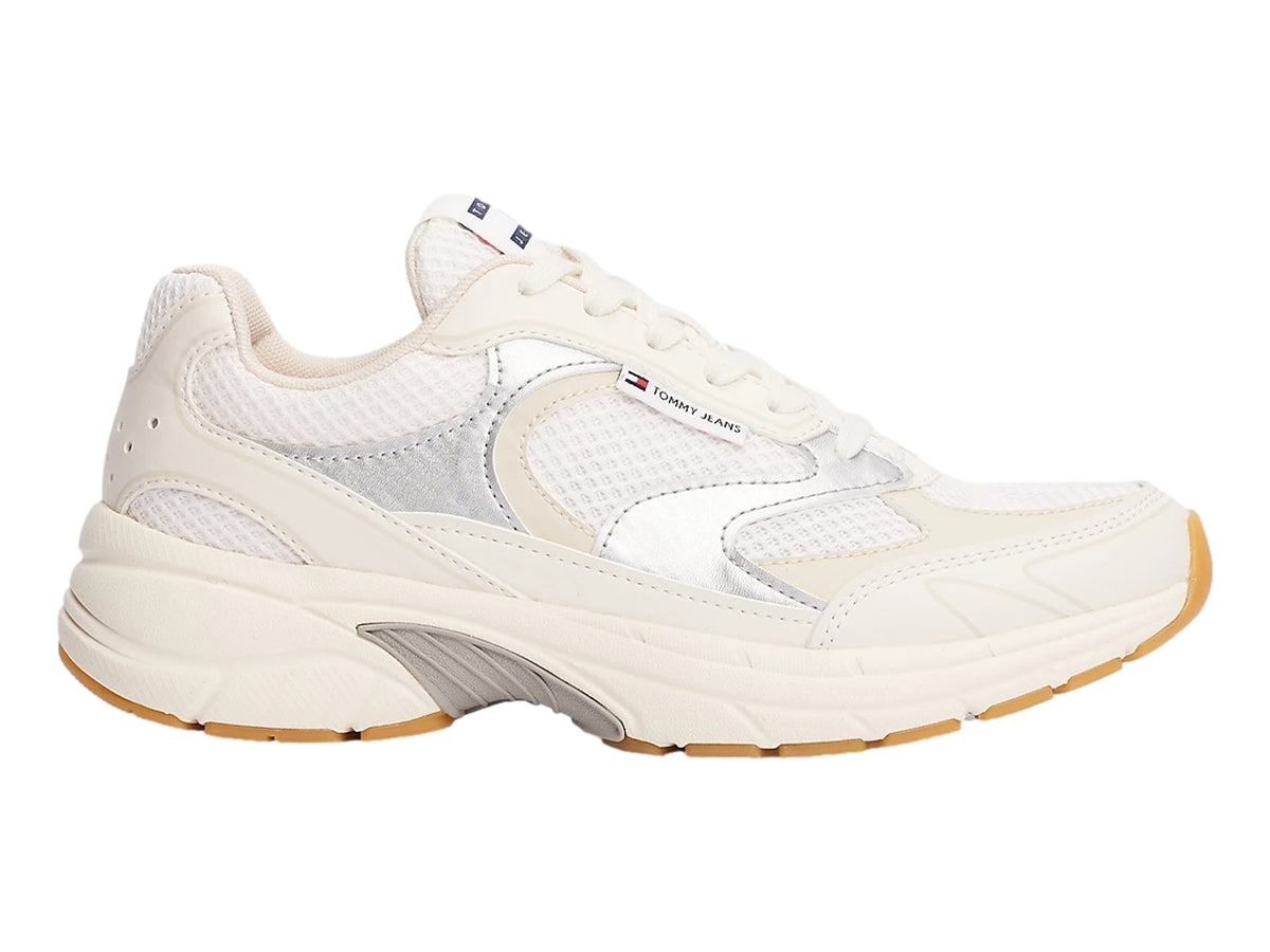 Tenis Tommy Hilfiger The Coney Metallic N02772 Para Mujer