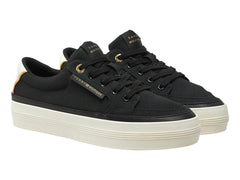 Tenis Tommy Hilfiger Essential Vulc Negro para Mujer