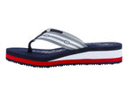 Sandalias Tommy Hilfiger Marino Blanco Rojo 08369 Para Mujer