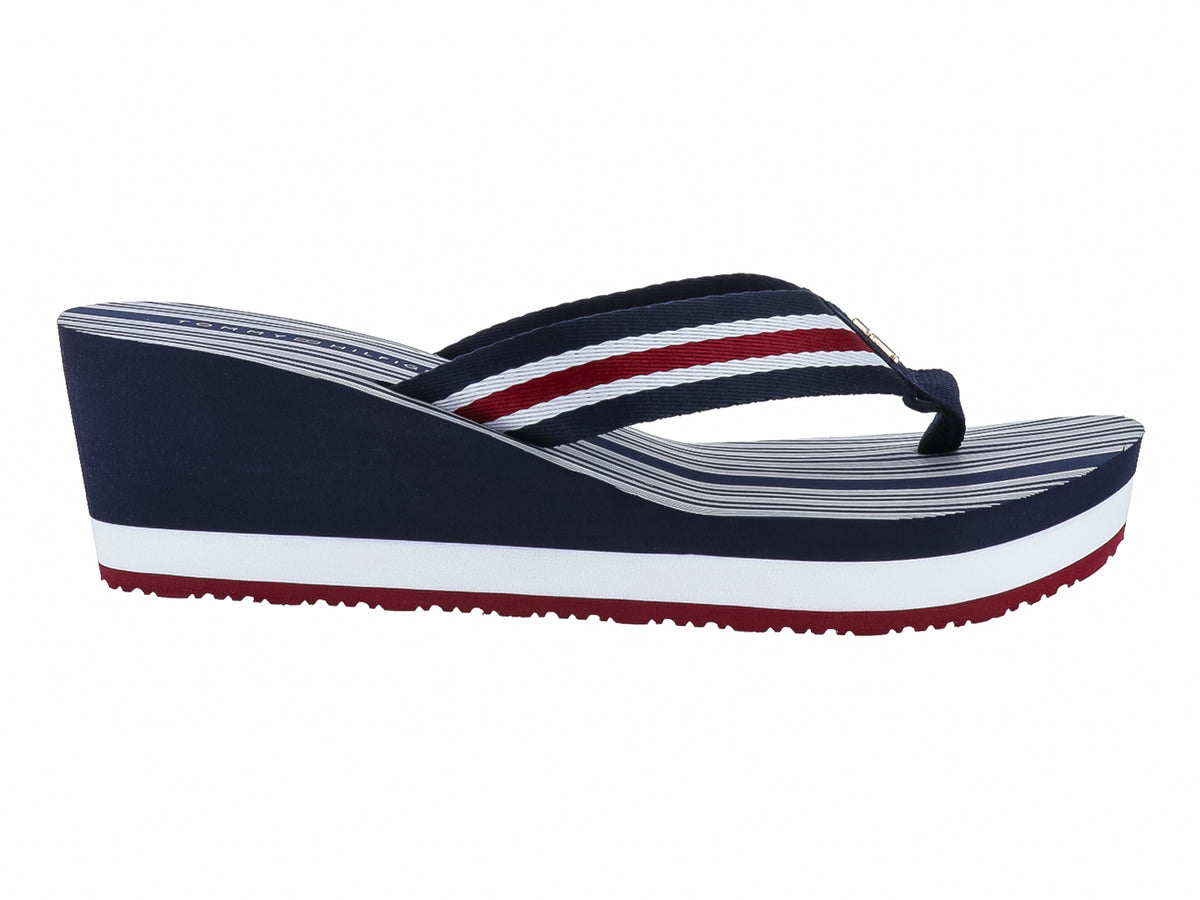 Sandalias Tommy Hilfiger Marino 08371 Para Mujer