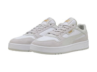 Tenis PUMA Court Classic Street SD Blanco y Gris para Hombre