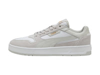 Tenis PUMA Court Classic Street SD Blanco y Gris para Hombre