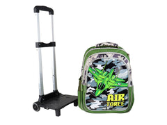 Mochila Terry Nave Espacial Verde para Niño