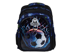 Mochila Rodante Terry YC0331 Diseño de Fútbol Azul