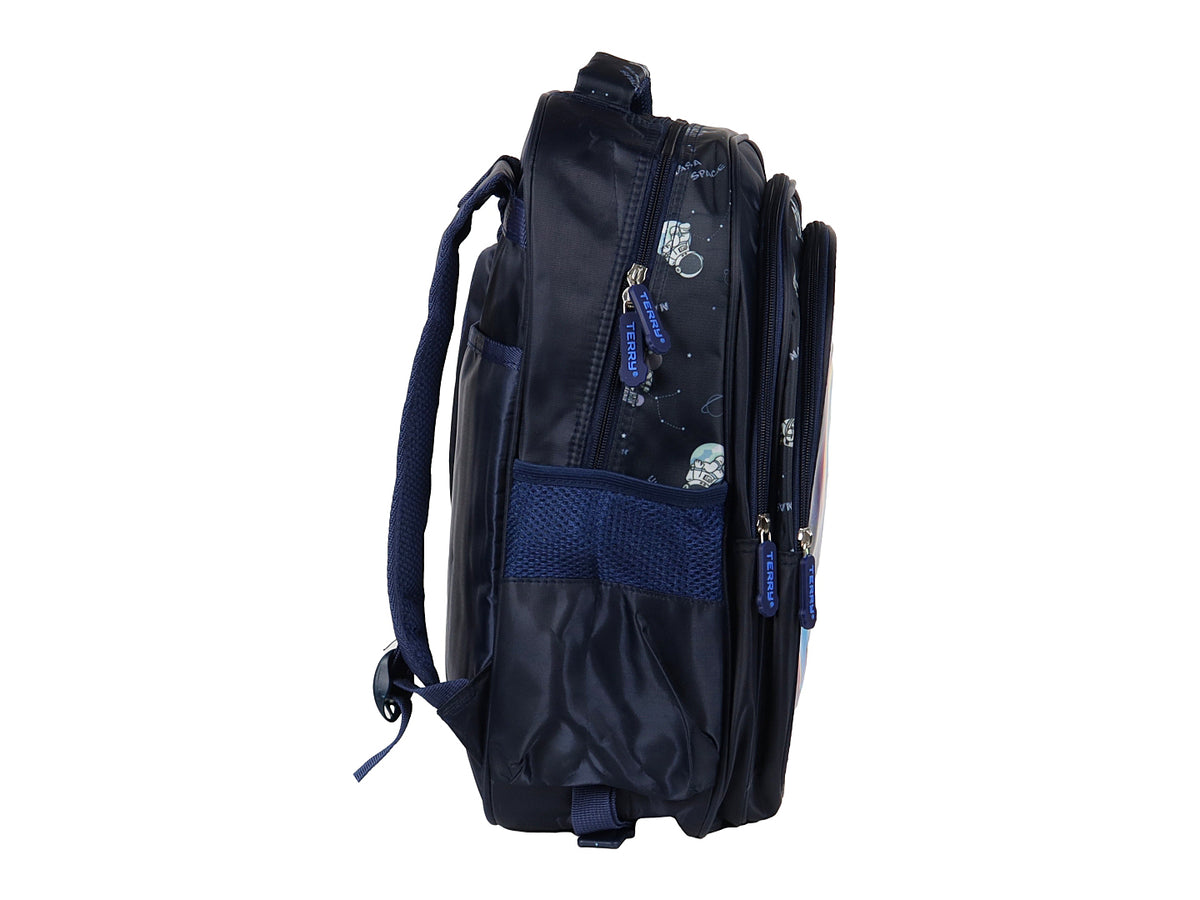 Mochila Rodante para Niño Terry Cohete Azul YC0331