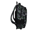 Mochila Terry Nave Espacial Verde/Negro para Niño