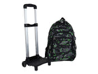Mochila Terry Nave Espacial Verde/Negro para Niño