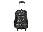Mochila Terry Rodante Aviones Verde Militar para Niño