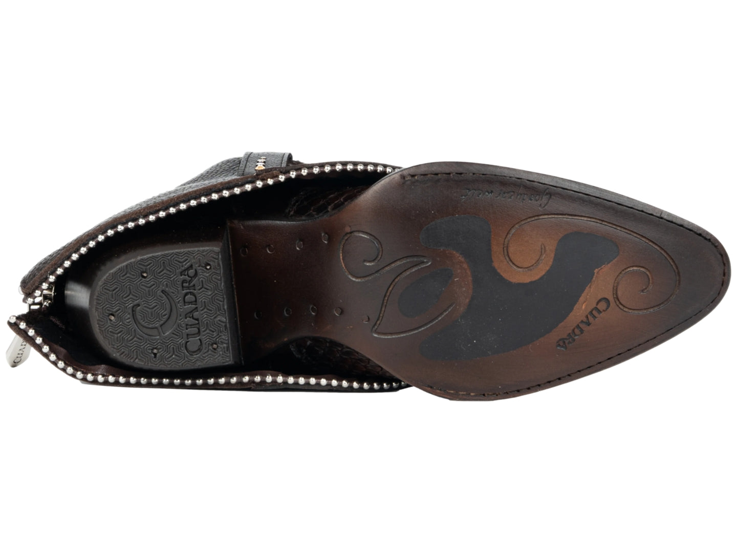 Botas Cuadra Pitón Para Mujer