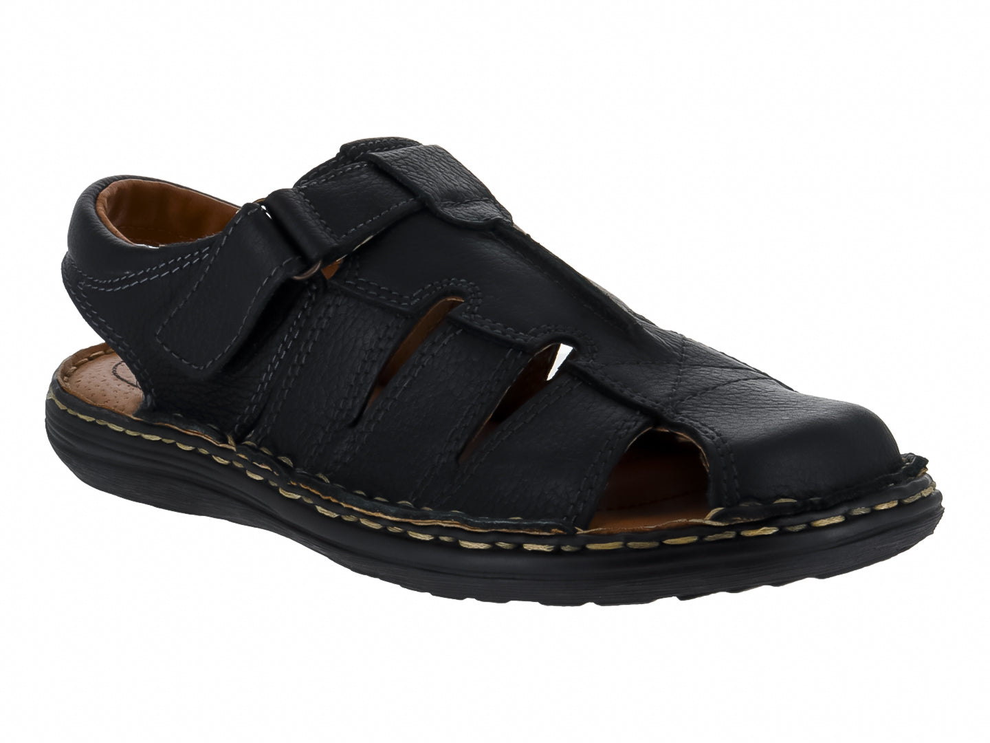 Sandalias Marco Delli Sandalia Negra 98503 Para Hombre