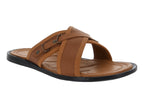 Sandalias Marco Delli Sandalia Cafe 91511 Para Hombre