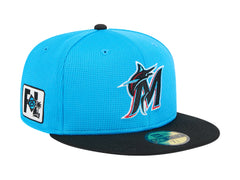 Gorra New Era Miami Marlins Negro para Hombre