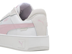 Tenis PUMA Carina Street Blanco y Rosa para Mujer