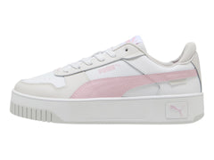 Tenis PUMA Carina Street Blanco y Rosa para Mujer